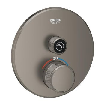 - GROHE-Grohtherm SmartControl Bateria termostatyczna do obsługi jednego wyjścia wody satin graphite 29118MG0 - 29118MG0 - Łazienki Szydłowski