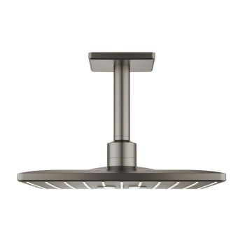 - GROHE-Rainshower Smartactive 310 Cube Deszczownica z ramieniem satin graphite 26481MG0 - 26481MG0 - Łazienki Szydłowski