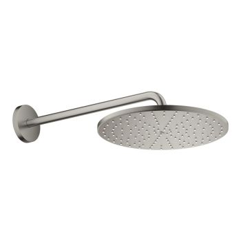 - GROHE-Rainshower Mono Deszczownica z ramieniem 42,2 cm 1 strumień satin steel 26558MS0 - 26558GMS0 - Łazienki Szydłowski
