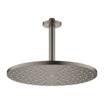 - GROHE-Rainshower Mono 310 Deszczownica z odpływem sufitowym 14,2 cm satin graphite 26560MG0 - 26560MG0 - Łazienki Szydłowski