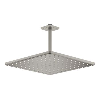 - GROHE-Rainshower Mono 310 Cube Deszczownica z ramieniem 14,2 cm satin steel 26566MS0 - 26566MS0 - Łazienki Szydłowski