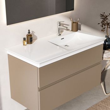 - Ideal Standard La Dolce Vita umywalka ścienna 106 cm, misa z prawej z powłoką Ideal Plus, biały E2647MA - E2647MA - Łazienki Szydłowski