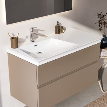 - Ideal Standard La Dolce Vita umywalka ścienna 106 cm, misa z lewej z powłoką Ideal Plus, biały E2646MA - E2646MA - Łazienki Szydłowski