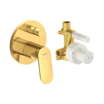  - DURAVIT Wave bateria wannowa natryskowa złoty połysk WA4210008034 - WA4210008034 - Łazienki Szydłowski