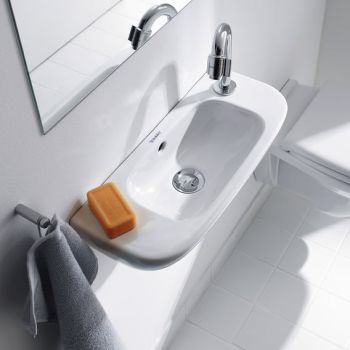 - DURAVIT D-Code umywalka toaletowa 50 x 22 cm biała 0706500008 - 0706500008 - Łazienki Szydłowski
