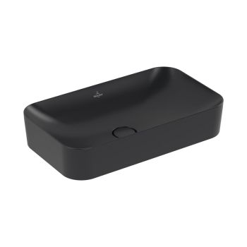 - Villeroy & Boch Finion umywalka nablatowa 60 x 35 cm z CeramicPlus, pure black 414361R7 - 414361R7 - Łazienki Szydłowski