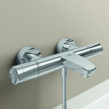  - Ideal Standard Ceratherm T100 bateria wannowa natynkowa z termostatem chrom A7238AA - A7238AA - Łazienki Szydłowski