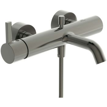  - Ideal Standard Joy bateria wannowa natynkowa z zestawem natryskowym silver storm BC787GN - BC787GN - Łazienki Szydłowski