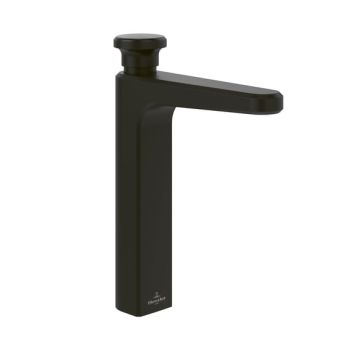  - Villeroy&Boch Vea Jednouchwytowa bateria umywalkowa, wysoka bez zestawu odpływowego czarny mat TVW117002002K5 - TVW117002002K5 - Łazienki Szydłowski