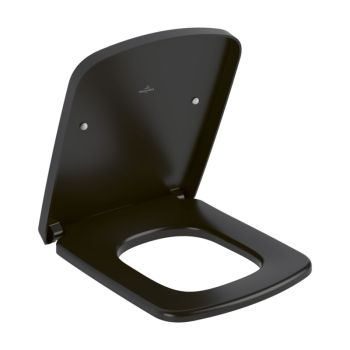  - Villeroy & Boch Subway 3.0 deska WC wolnoopadająca ,zdejmowana, pure black 8M85S1R7 - 8M85S1R7 - Łazienki Szydłowski