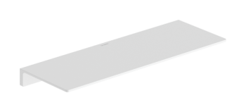 - Hansgrohe AddStoris S Półka 40 cm biały mat 41794700 - 41794700 - Łazienki Szydłowski