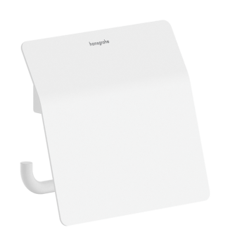  - Hansgrohe AddStoris S Uchwyt na papier toaletowy z osłoną biały mat 41783700 - 41783700 - Łazienki Szydłowski