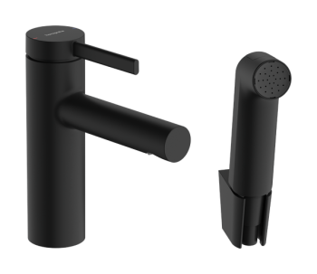  - Hansgrohe Zesis S bateria umywalkowa 100 z główką Bidette i wężem 160 cm, bez kompletu odpływowego czarny mat 74210670 - 74210670 - Łazienki Szydłowski