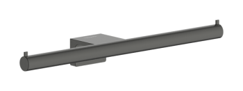  - Hansgrohe AddStoris S Uchwyt na papier toaletowy, podwójny czarny chrom szczotkowany  41768340 - 41768340 - Łazienki Szydłowski