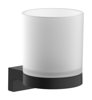  - Hansgrohe AddStoris S Kubek na szczoteczki do zębów czarny mat 41769670 - 41769670 - Łazienki Szydłowski