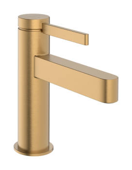  - Hansgrohe Finoris bateria umywalkowa 100 CoolStart z kompletem odpływowym Push-Open brąz szczotkowany 76012140 - 76012140 - Łazienki Szydłowski