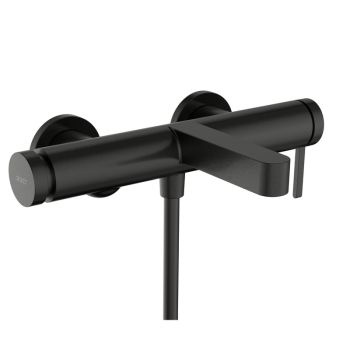 - HANSGROHE Finoris bateria wannowa czarny chrom szczotkowany 76420340 - 76420340 - Łazienki Szydłowski