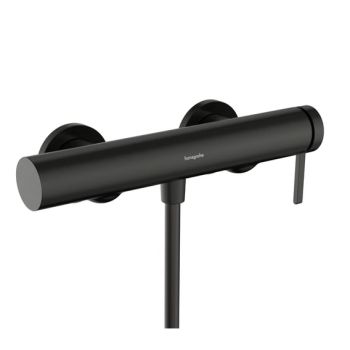 - HANGROHE Finoris bateria prysznicowa czarny chrom szczotkowany 76620340 - 76620340 - Łazienki Szydłowski