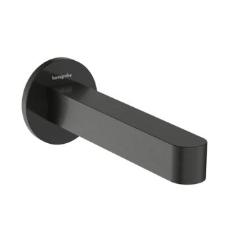 - HANSGROHE Finoris Wylewka wannowa czarny chrom szczotkowany 76410340 - 76410340 - Łazienki Szydłowski