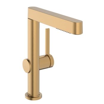  - HANSGROHE Finoris bateria umywalkowa 230 z EcoSmart, z zamykanym zaworem odpływowym push-open brąz szczotkowany szczotkowany  76063310 - 76063140 - Łazienki Szydłowski