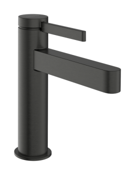  - HANSGROHE Finoris bateria umywalkowa z EcoSmart, z zamykanym zaworem odpływowym push-open, czarny chrom szczotkowany 76024340 - 76024340 - Łazienki Szydłowski
