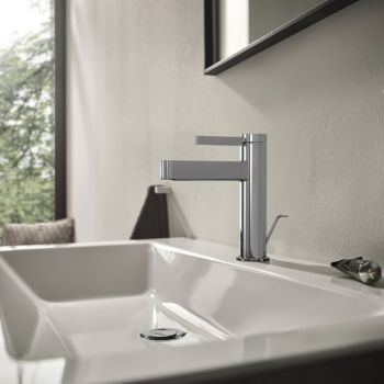  - Hansgrohe Finoris bateria umywalkowa 110 CoolStart z kompletem odpływowym z cięgłem chrom 76025000 - 76025000 - Łazienki Szydłowski