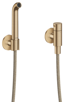  - AXOR One Zestaw słuchawki prysznicowej z perlatorem braz szczotkowany  48655140 - 48655140 - Łazienki Szydłowski