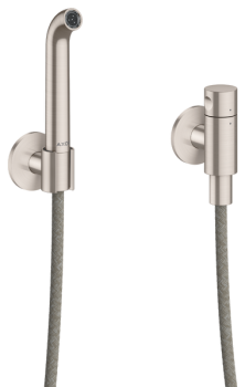  - AXOR One Zestaw słuchawki prysznicowej z perlatorem stal szlachetna optyczna 48655800 - 48655800 - Łazienki Szydłowski
