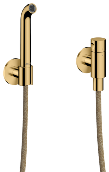  - AXOR One Zestaw słuchawki prysznicowej z perlatorem zloty optyczny polerowany 48655990 - 48655990 - Łazienki Szydłowski
