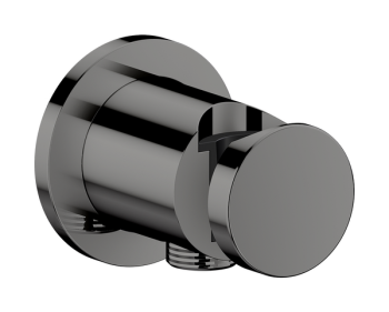  - AXOR One Przyłącze węża z uchwytem, czarny chrom polerowany  48780330 - 48780330 - Łazienki Szydłowski