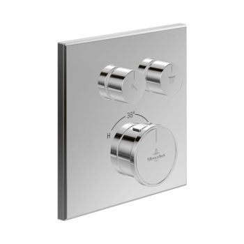  - Villeroy & Boch Vea bateria  termostatyczna do obsługi 2 odbiorników  chrom TVS11700200061 - TVS11700200061 - Łazienki Szydłowski