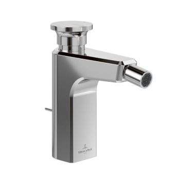  - Villeroy & Boch Vea bateria bidetowa z zestawem odpływowym z cięgnem, chrom TVB11700100061 - TVB11700100061 - Łazienki Szydłowski