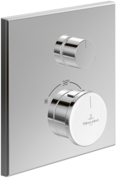 - Villeroy & Boch Vea bateria prysznicowa podtynkowa z termostatem do 1 odbiornika chrom / biały TVS11700100261 - TVS11700100261 - Łazienki Szydłowski