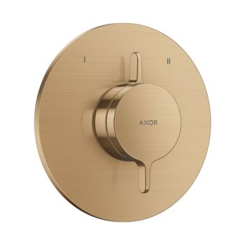  - AXOR One Bateria z mieszaczem do 2 odbiorników, podtynkowa brąz szczotkowany 48415140 - 48415140 - Łazienki Szydłowski