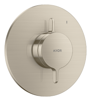  - AXOR One Bateria z mieszaczem do 1 odbiornika, podtynkowa nikiel szczotkowany 48615820 - 48615820 - Łazienki Szydłowski