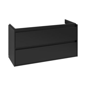  - Villeroy & Boch Skyla szafka pod umywalkę, 2 szuflady kolor volcano black C80000VL - C80000VL - Łazienki Szydłowski