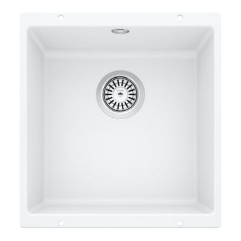  - BLANCO Rotan zlewozmywak podblatowy jednokomorowy 43 x 46 cm kolor biały  mat 521334 - 521334 - Łazienki Szydłowski