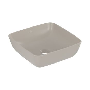 - VILLEROY & BOCH Artis Umywalka stojąca na blacie 41 x 41 cm almond z CeramicPlus 417841RW - 417841AM - Łazienki Szydłowski