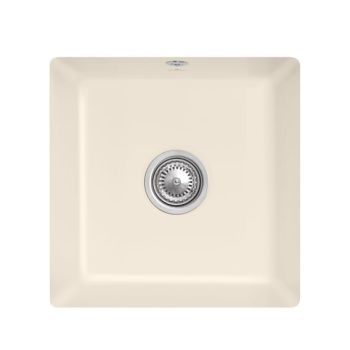  - VILLEROY & BOCH Subway 50 SU Zlewozmywak podblatowy 44 x 44 cm, kolor Ivory z powłoką CeramicPlus 332501FU - 332501FU - Łazienki Szydłowski