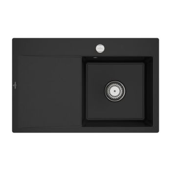  - Villeroy & Boch Subway Style 45 Flat zlewozmywak 78 x 51 cm kolor chromit połysk 33472FJ0HL23 - 33472FJ0HL23 - Łazienki Szydłowski