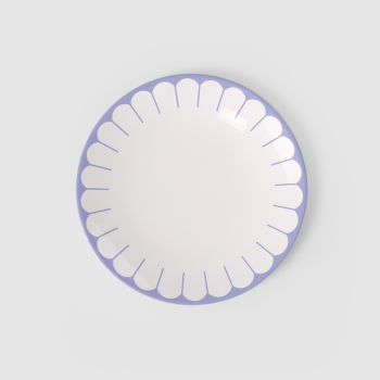  - Villeroy & Boch Fleur Talerz płaski niebieski, Ø26,6 cm 1045512651 - 1045512651 - Łazienki Szydłowski