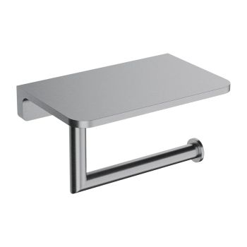  - OMNIRES MODERN PROJECT  uchwyt na papier toaletowy z półką lewy/prawy nikiel szczotkowany  MP60511NI - MP60511NI - Łazienki Szydłowski