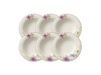  - Villeroy & Boch Mariefleur zestaw talerzy do zupy 23 cm wielokolorowe - 6 sztuk 100050421 - 100050421 - Łazienki Szydłowski