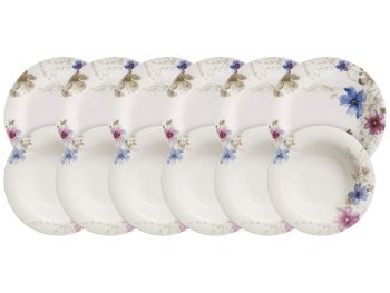 - Villeroy & Boch Mariefleur Gris Podstawowy zestaw stołowy, 12 elementów 100039428 - 100039428 - Łazienki Szydłowski