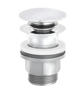  - KLUDI Korek PUSH-OPEN do umywalek z przelewem biały mat 104265300 - 1042653-00 - Łazienki Szydłowski