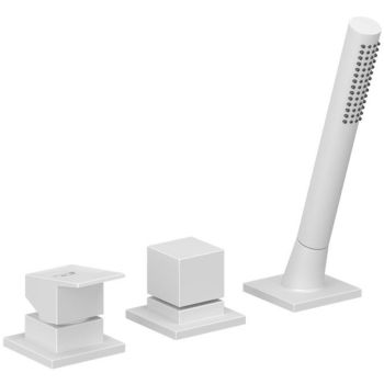  - KLUDI DECUS bateria wannowo- natryskowa biały mat 544475375 - 544475375 - Łazienki Szydłowski