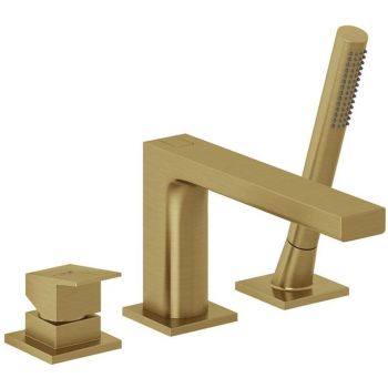  - KLUDI DECUS bateria wannowo- natryskowa złoty szczotkowany 54448N075 - 54448N075 - Łazienki Szydłowski