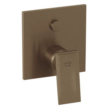 - KLUDI DECUS bateria wannowo-prysznicowa do Kludi Slim Boxx brąz szczotkowany 54759N175 - 54759N175 - Łazienki Szydłowski