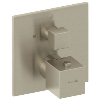  - KLUDI DECUS Termostatyczna bateria prysznicowa podtynkowa, nikiel szczotkowany 54885N575 - 54885N575 - Łazienki Szydłowski