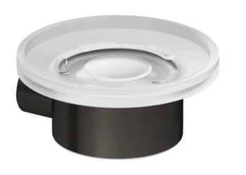  - KLUDI Vela R mydelniczka czarny szczotkowany 58985N2 - 58985N2 - Łazienki Szydłowski